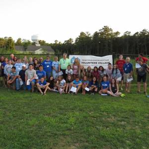 Members of Morning Star Presbyterian Church in Bayville, New Jersey recently gathered to officially close their Volunteer Village for Hurricane Sandy relief workers. (Photo courtesy of Morning Star Presbyterian Church)