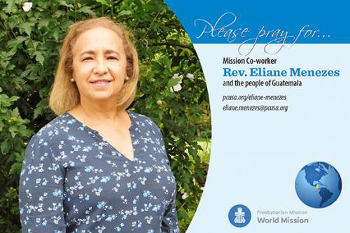 Eliane Menezes prayer card