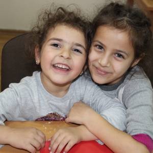 refugee girls in armenia