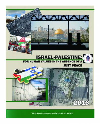 Israel-Palestine: For Human Values in the Absence of a Just Peace cover