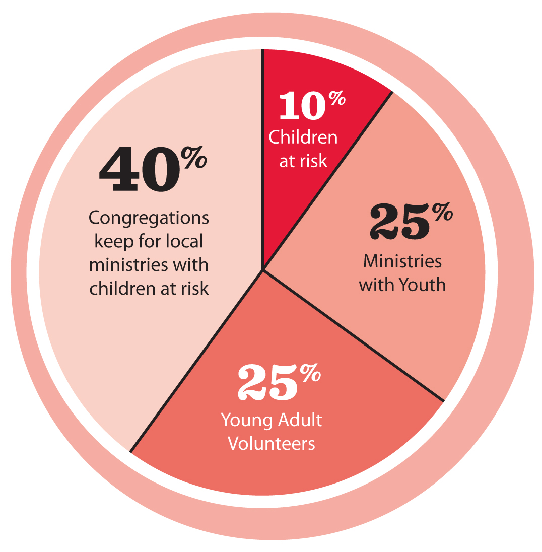 Pentecost Offering Pie Chart