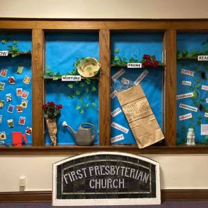 Church display case