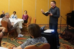 Jeff Eddings presents to the conference. (Photo by Emily Enders Odom)