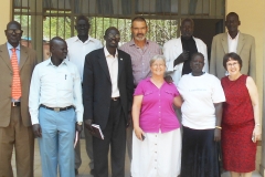 The leaders of the Nuer Church in Gambella.