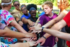 Over the course of the week, students not only study together but also participate in leadership building and small group exercises. (Photo provided)