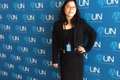 Min-Hee Kim at the United Nations (Photo provided)