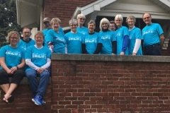 Mission team from the Presbytery of East Iowa during their service with Hands & Feet in partnership with AMEN St. Louis