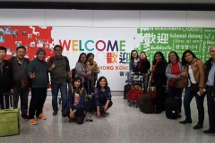 The Indonesian delegation en route to US via Hong Kong