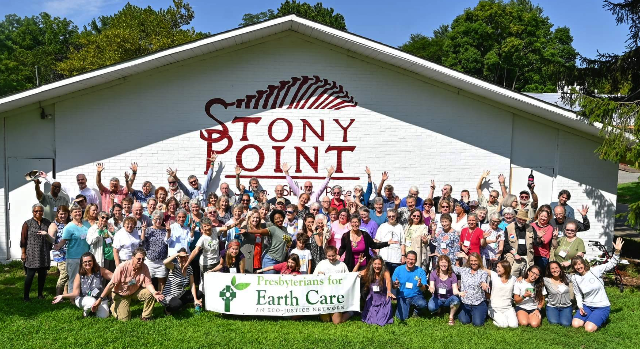 group photo of PEC at Stony Pt Center